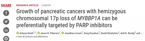 Science：“癌王”胰腺癌终于出现了治疗新曙光