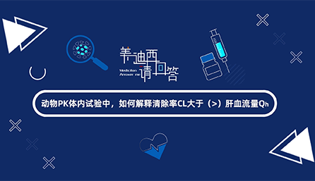 动物PK体内试验中，如何解释清除率CL大于肝血流量Qh